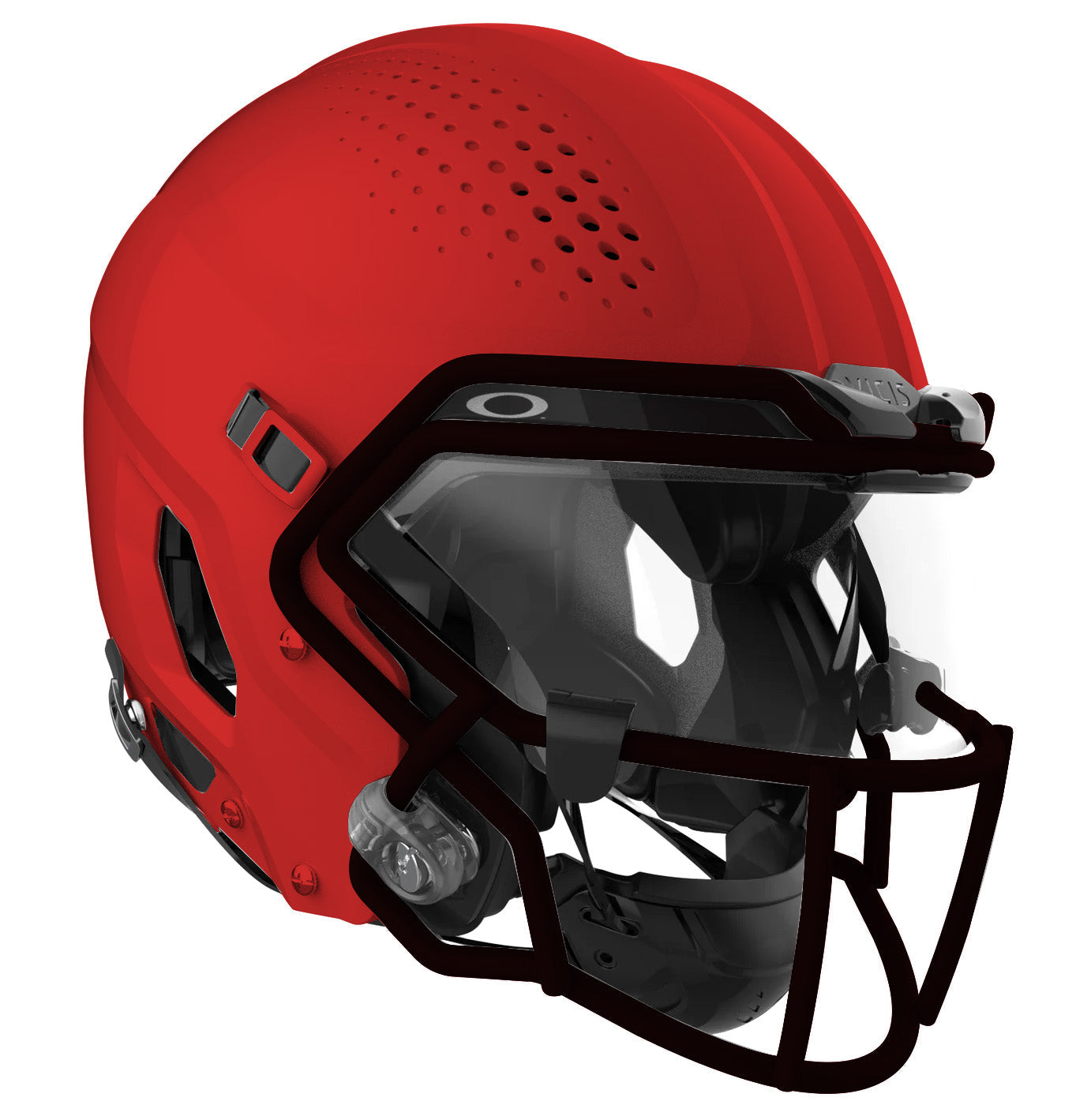 Vicis Adult Zero2 QB Elite Football Helmet with Titanium Facemask & Oakley Eyeshield