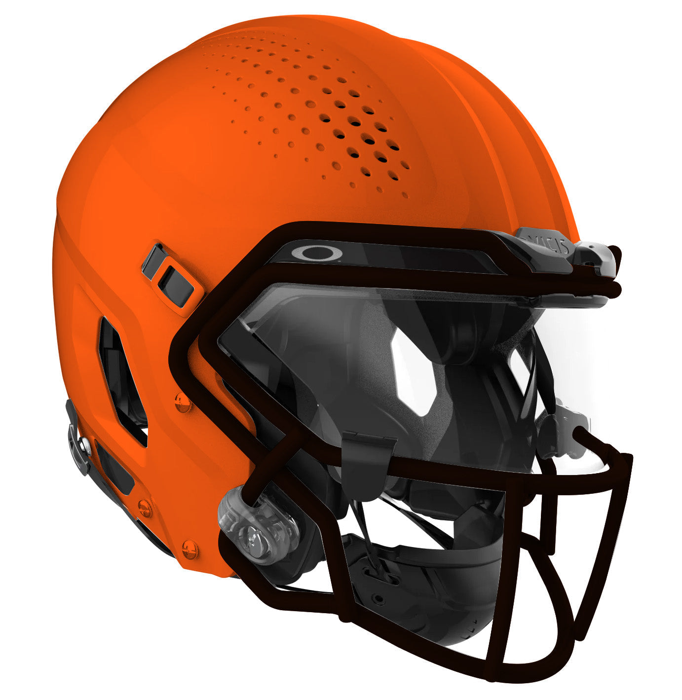 Vicis Adult Zero2 QB Elite Football Helmet with Titanium Facemask & Oakley Eyeshield