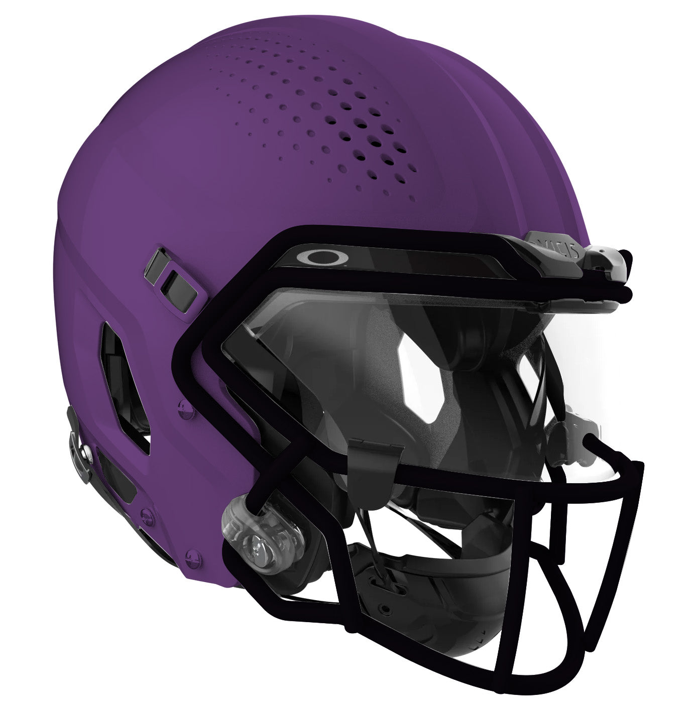 Vicis Adult Zero2 QB Elite Football Helmet with Titanium Facemask & Oakley Eyeshield