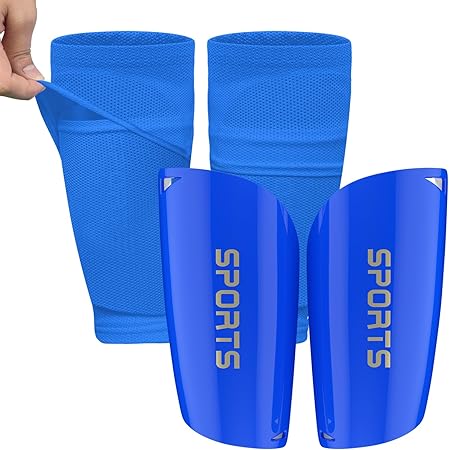 CCA SPORTSWEAR Soccer Shin Guards with Sleeves, Slip in Shinguards Soccer Shin Pads for 3-15 Years Old Boys Girls Child Teens