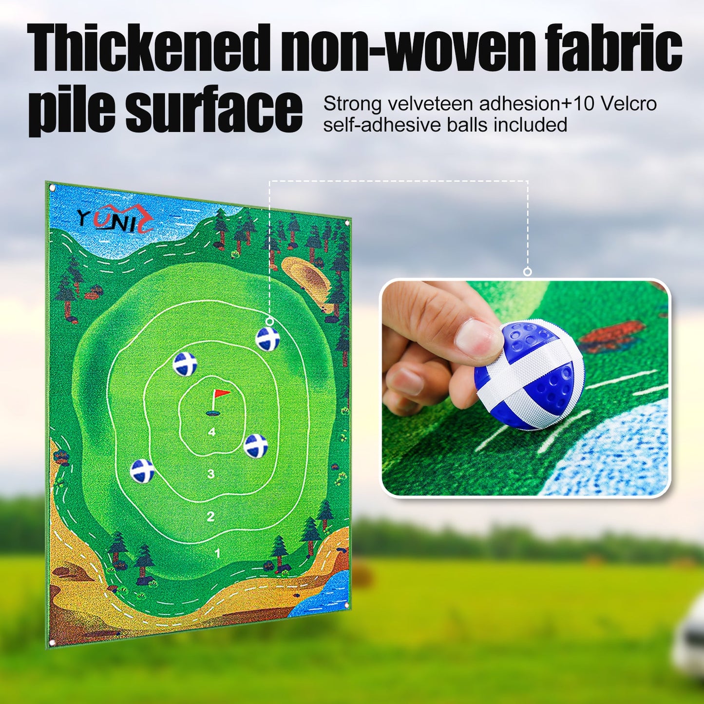 Chip N' Stick Golf Games with Chip N' Stick Golf Balls