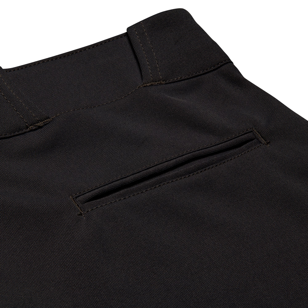 Open Bottom Relaxed Fit Baseball Pant