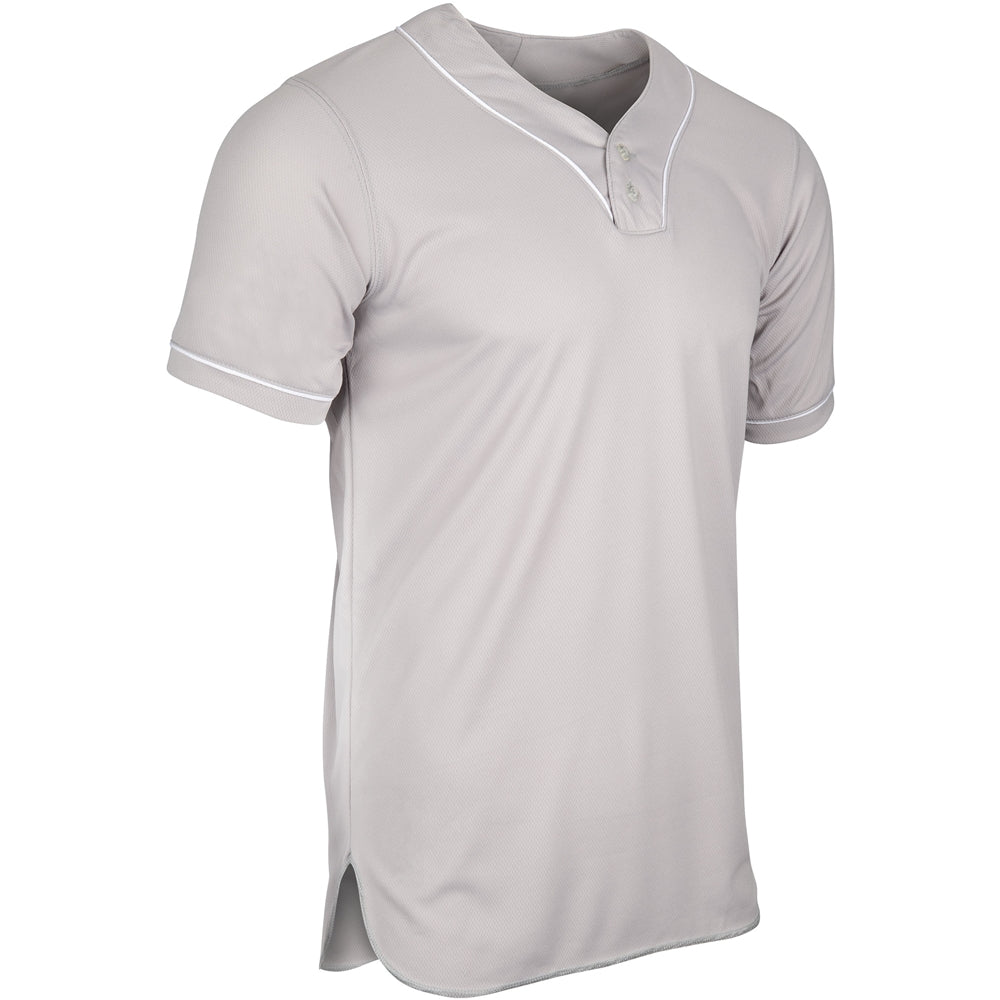 HEATER 2-Button Piped Baseball Jersey