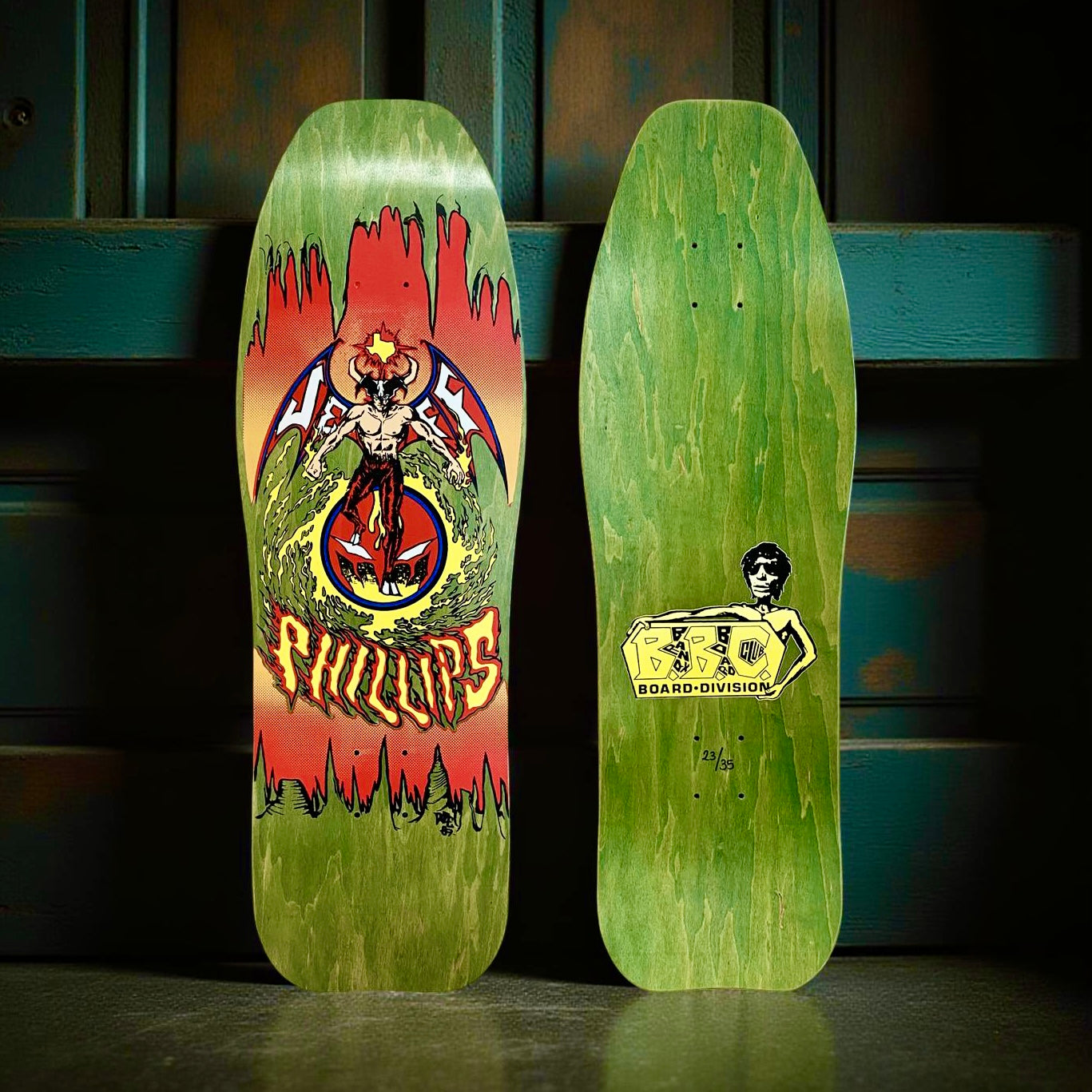 Jeff Phillips DevilMan Limited Edition, HAND PAINTED BBC Deck (1 of 35)