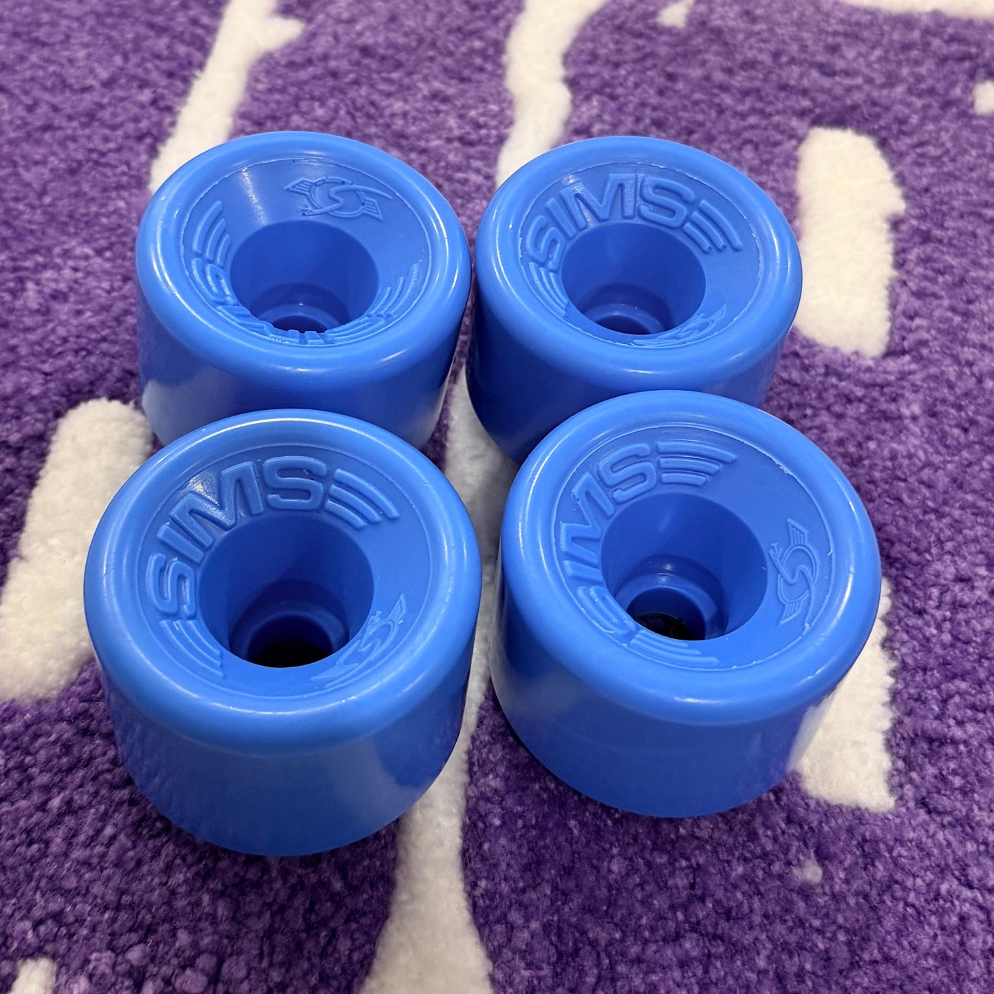 SIMS SNAKE Conical Wheels 66mm/95A MID-BLUE, (1 of 12)