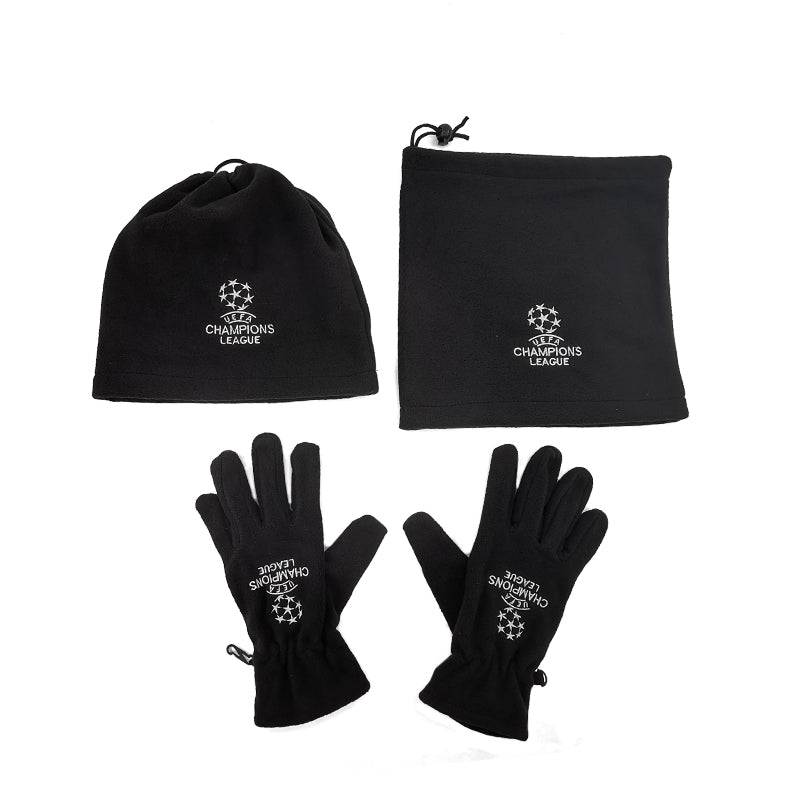 UEFA Champions League Gloves,Cap & Face cover