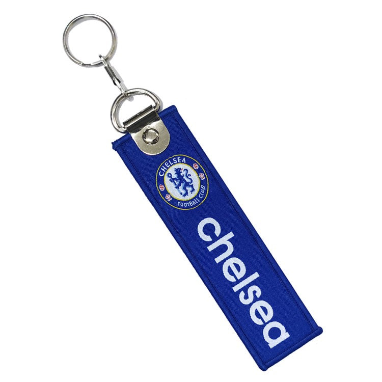 Chelsea Fc fabric keychain