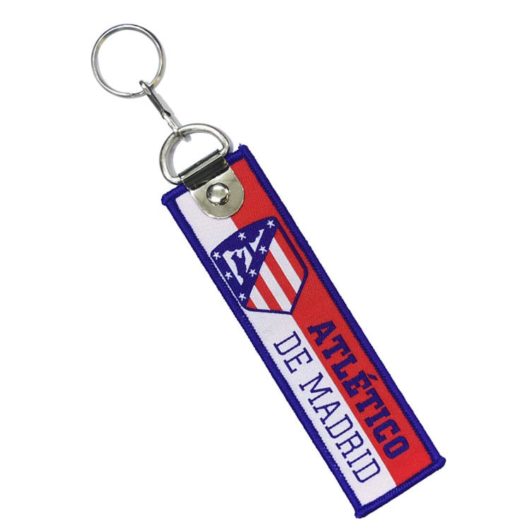 Atletico Madrid fabric keychain