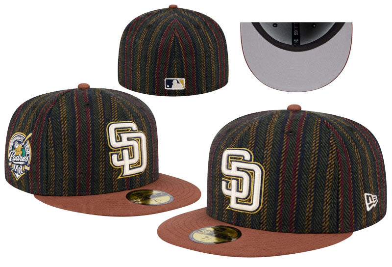 MLB Teams Vintage Herringbone 59FIFTY Fitted
