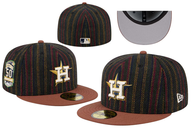 MLB Teams Vintage Herringbone 59FIFTY Fitted