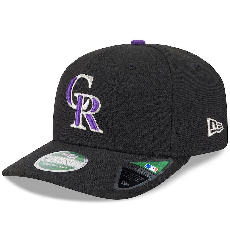 Colorado Rockies New Era Royal Player Replica 9FORTY Adjustable Hats