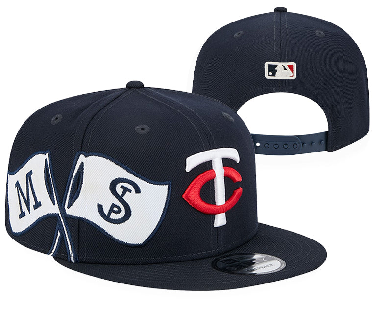 Minnesota Twins New Era Royal Player Replica 9FORTY Adjustable Hats