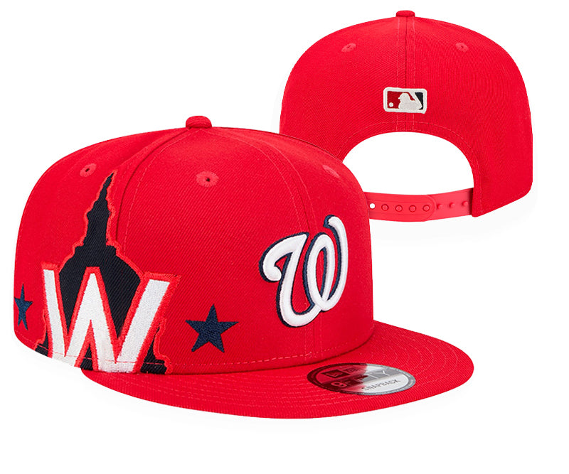 Washington Nationals New Era Royal Player Replica 9FORTY Adjustable Hats