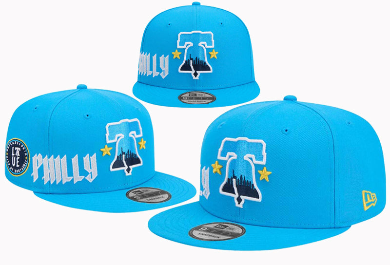 Philadelphia Phillies New Era Royal Player Replica 9FORTY Adjustable Hats