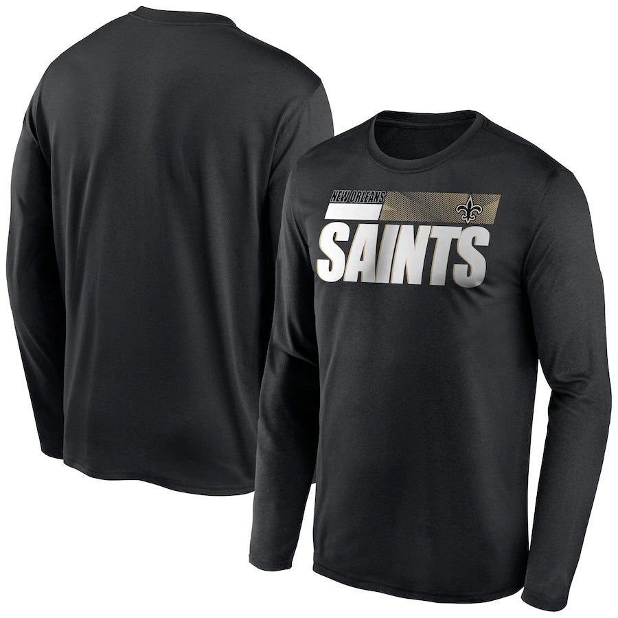 New Orleans Saints New Era Combine Authentic Split Line Long Sleeve