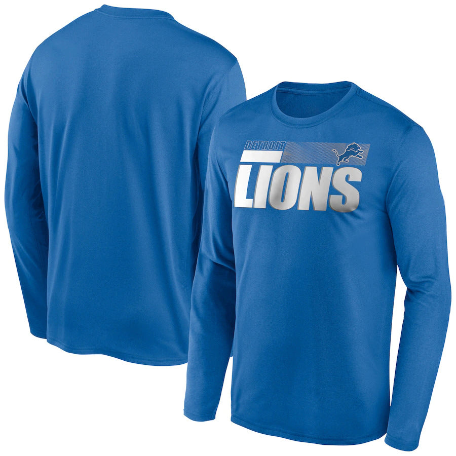 Detroit Lions New Era Combine Authentic Split Line Long Sleeve