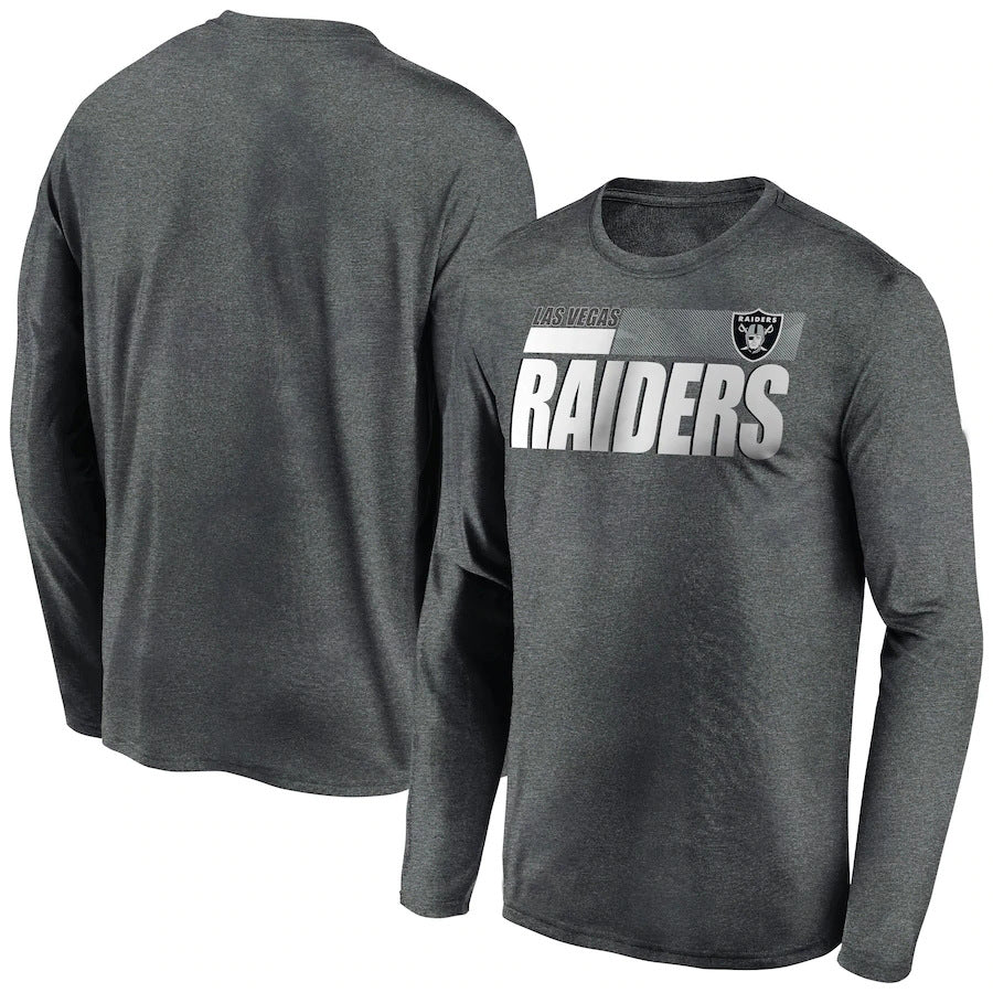 Las Vegas Raiders New Era Combine Authentic Split Line Long Sleeve