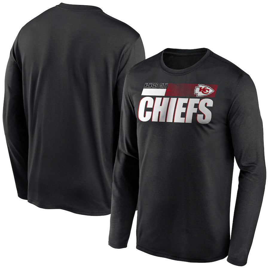 Kansas City Chiefs New Era Combine Authentic Split Line Long Sleeve