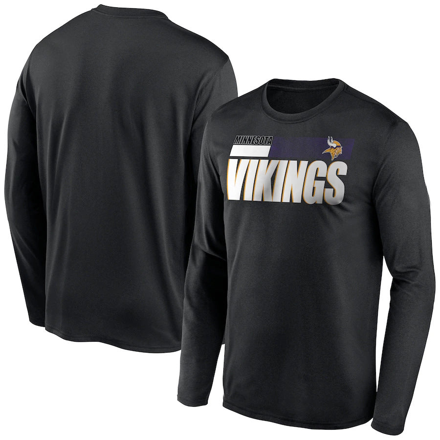 Minnesota Vikings New Era Combine Authentic Split Line Long Sleeve