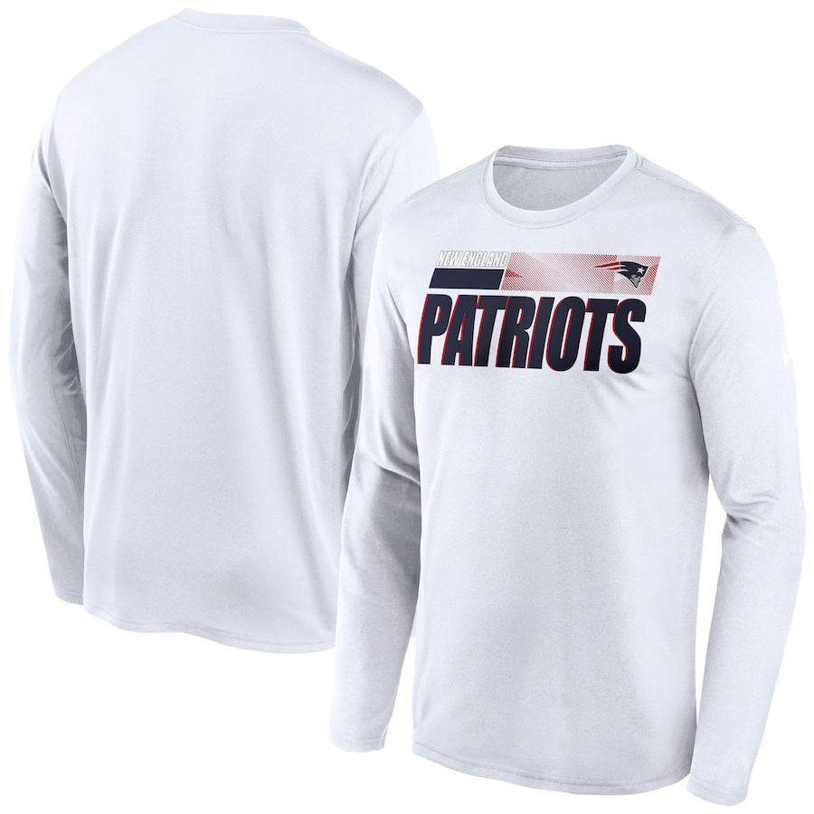 New England Patriots New Era Combine Authentic Split Line Long Sleeve