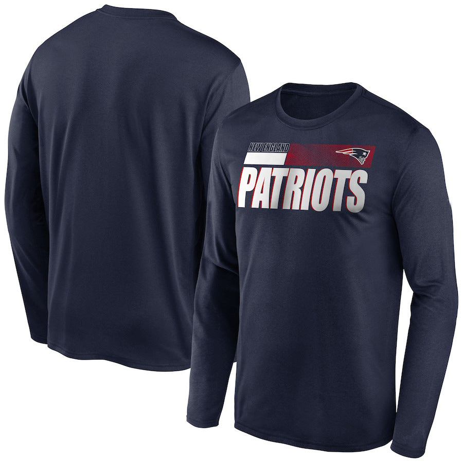New England Patriots New Era Combine Authentic Split Line Long Sleeve