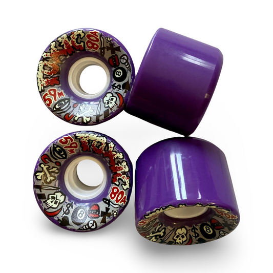 Toxic Team ALL-TERRAIN MED Wheels 59mm/80A