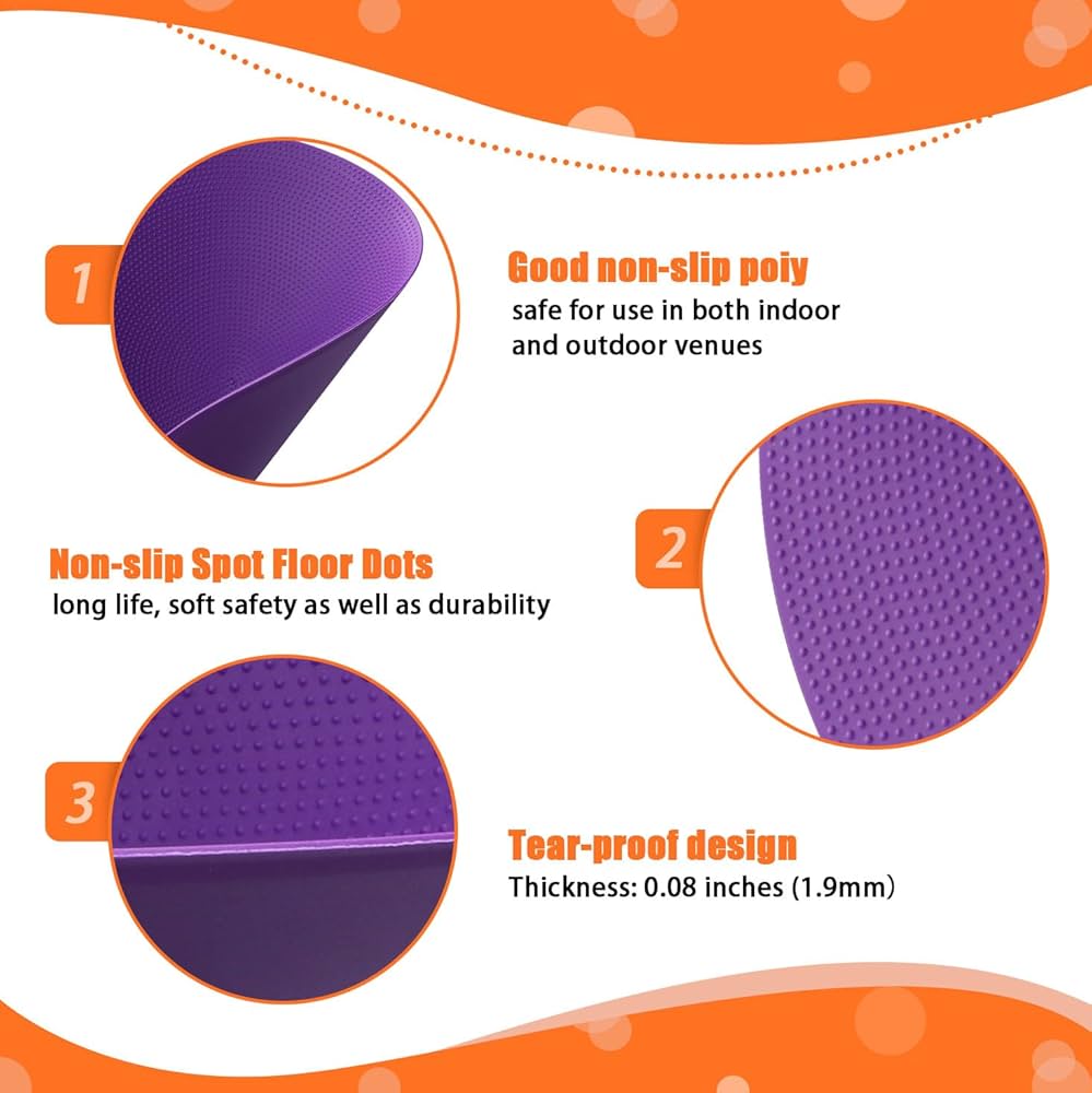 Flat Disc Markers | Brightly Colored Training Markers for Soccer & Outdoor Play