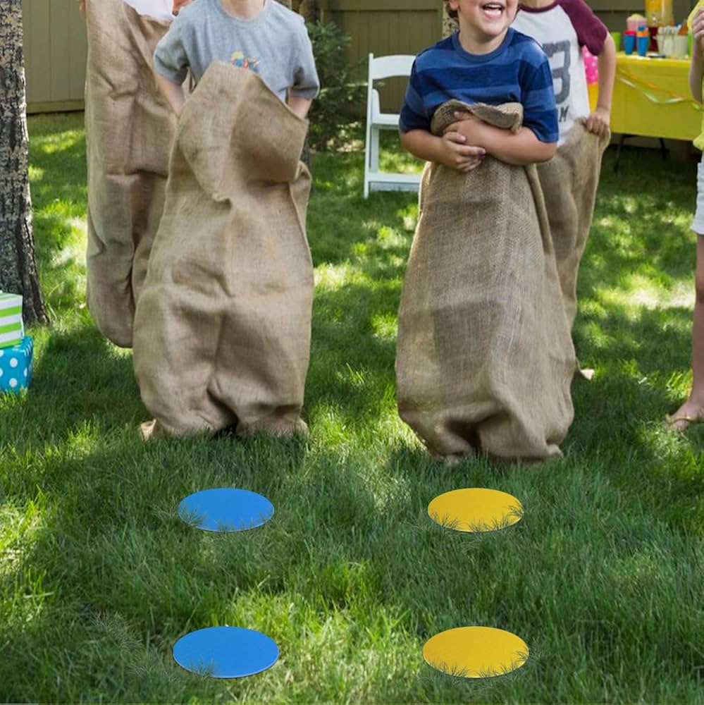 Flat Disc Markers | Brightly Colored Training Markers for Soccer & Outdoor Play