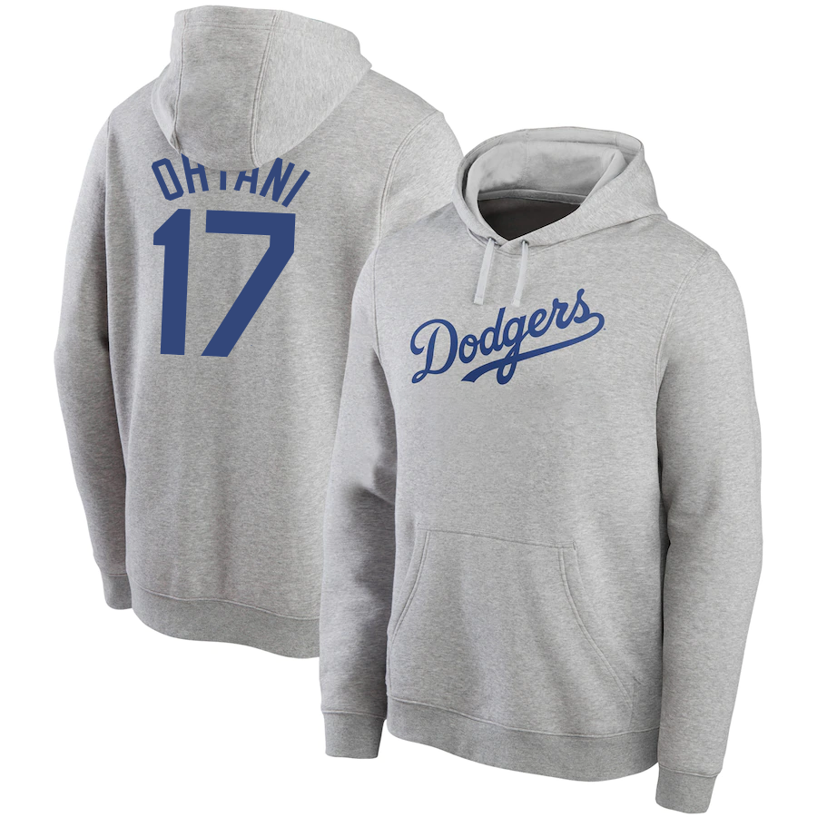 Shohei Ohtani Shohei Ohtani Los Angeles Dodgers Name & Number Pullover Hoodie