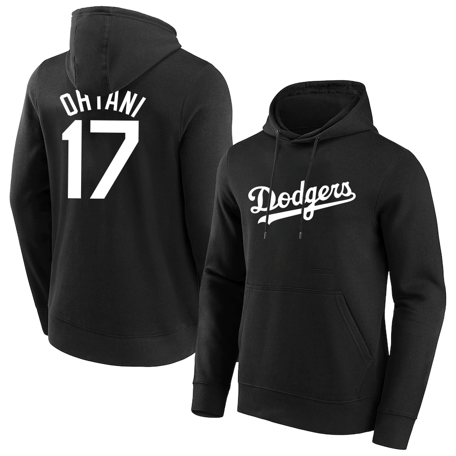 Shohei Ohtani Shohei Ohtani Los Angeles Dodgers Name & Number Pullover Hoodie