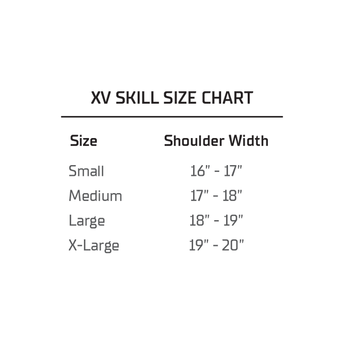 XV SKILL SHOULDER PADS - FLUX
