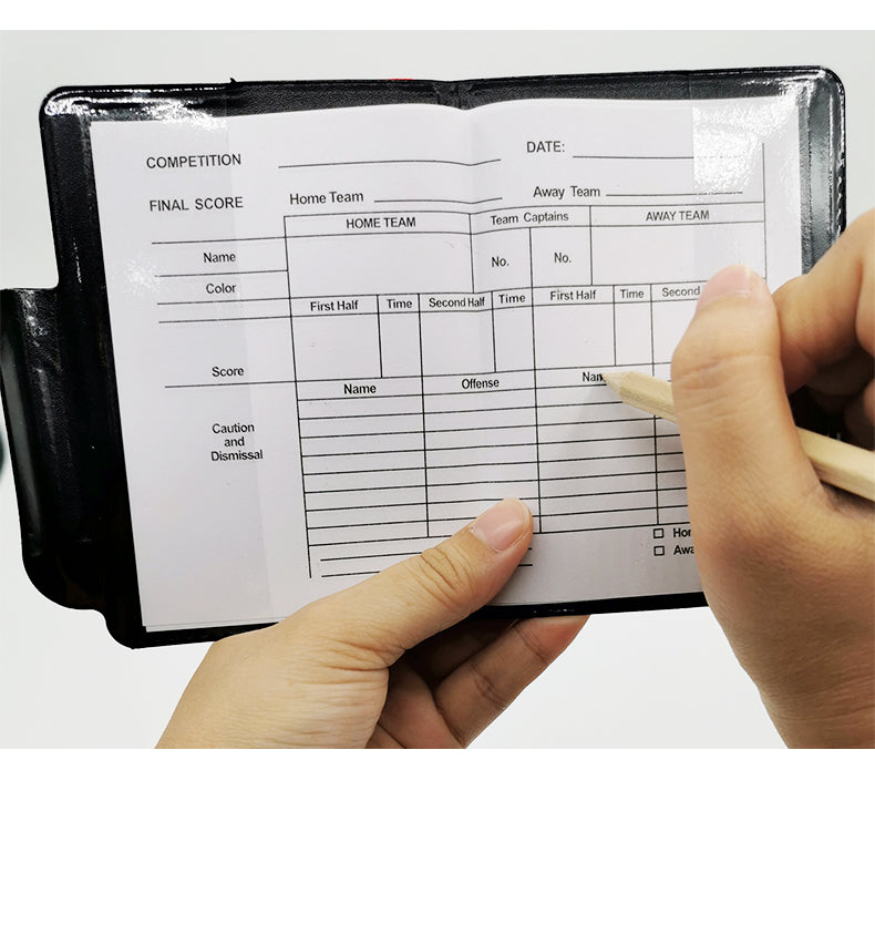 Soccer & Rugby Referee’s Association Match Booking Cards & Wallet