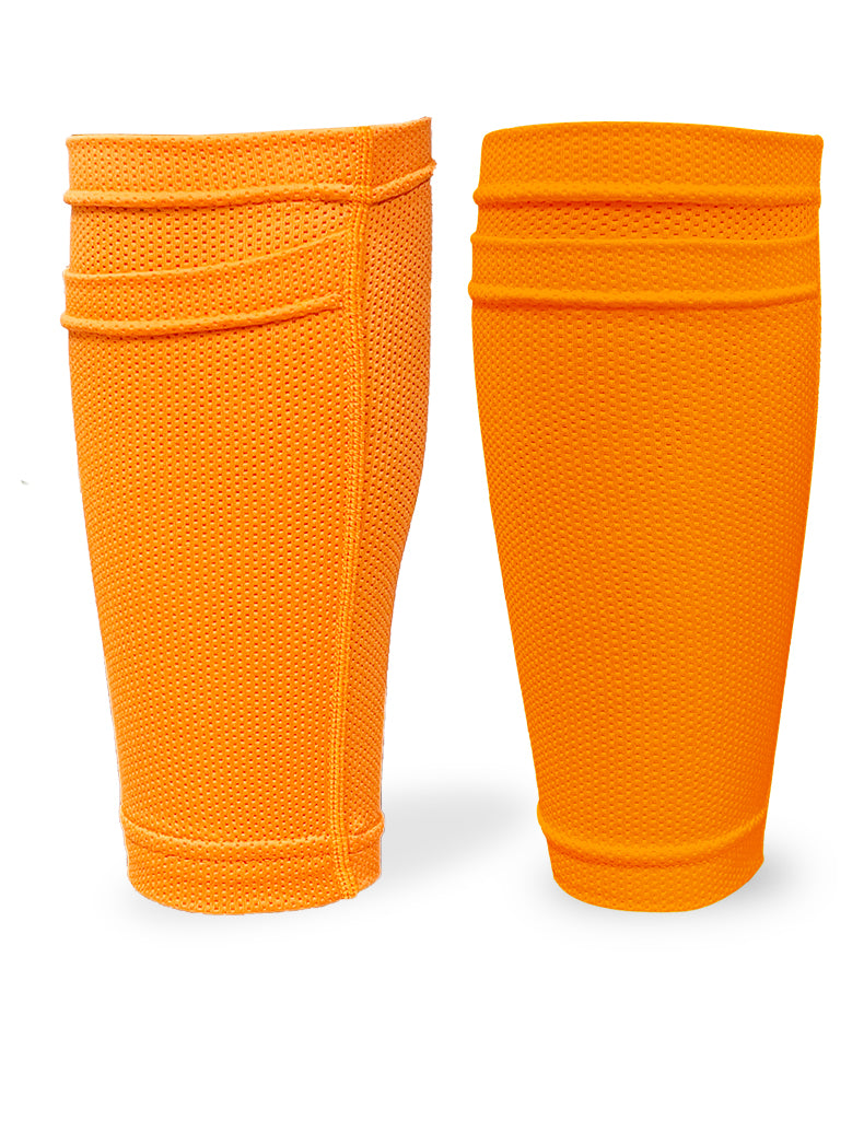 CCA SPORTSWEAR Soccer Shin Guards with Sleeves, Slip in Shinguards Soccer Shin Pads for 3-15 Years Old Boys Girls Child Teens