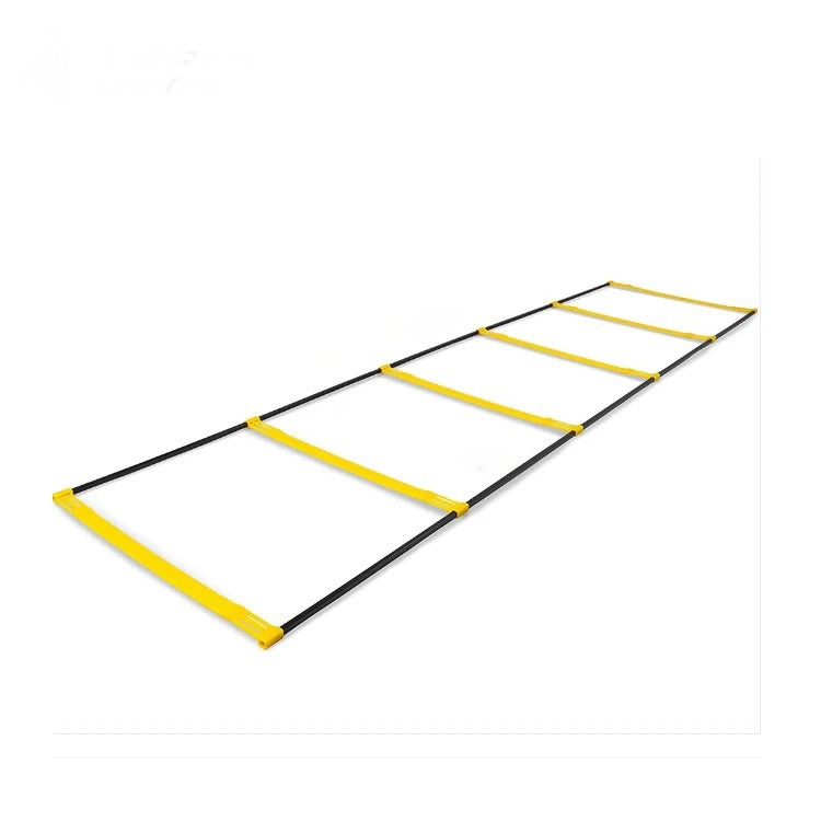 Adjustable 2 In 1 Agility Training Speed Ladder W/6 Rungs