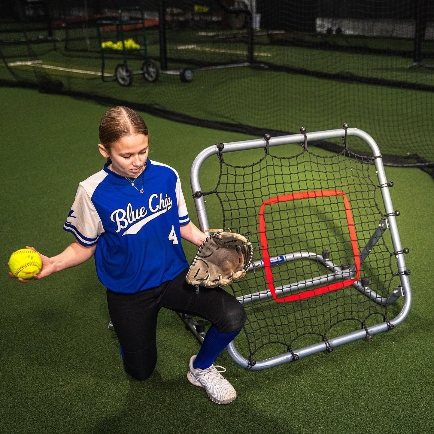 Pro Portable Rebounder 3' x 3' for Baseball/Softball - Gets yours here 1st (w/ FREE Training Videos) ***SHIPS IN 24-48HRS ***