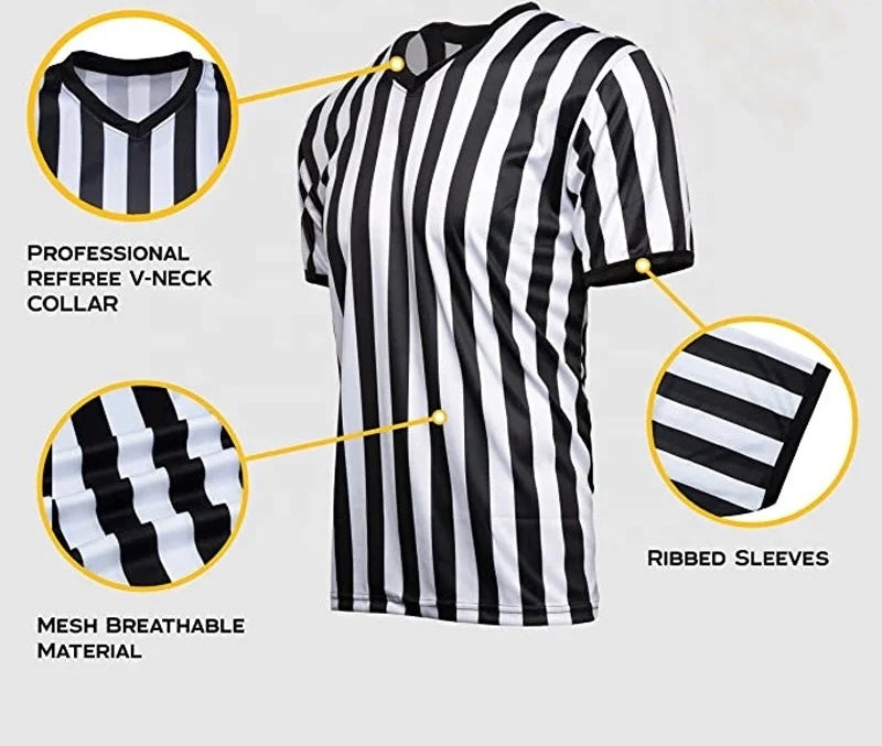 Black & White Referee Shirts