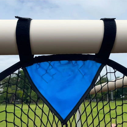 Top Bins Football Targets Goal Net Soccer Top Bins Target Net Football Target Net Football Goal Target Bag With Adjustable Straps, Foldable Football Goals Target Nets Black