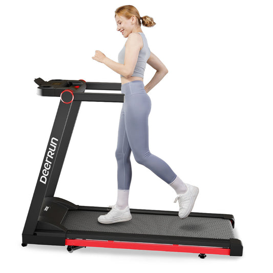 DeerRun A1 Pro Move+  6% Incline Foldable Treadmill——2025 Upgraded Chip & NFC Support | 350Lbs, 10mph