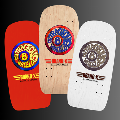 Lonnie Toft OUTRAGEOUS 8-WEELER Limited Edition, Hand-Painted Deck (PRE-ORDER, JANUARY 2027)