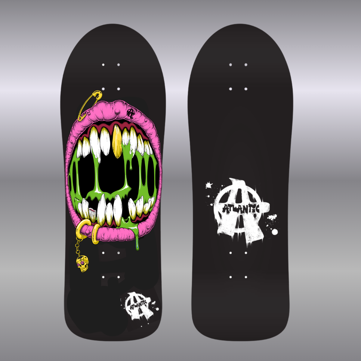 Slime Mouth Limited Edition, HAND-PAINTED Deck (PRE-ORDER, JANUARY 2027)
