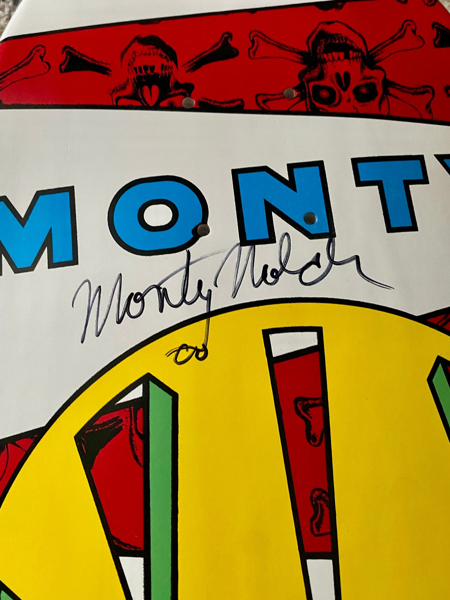 Monty Nolder BBC Limited Edition Deck 9.5"x32" HAND PAINTED (1 of 10) - AUTOGRAPHED