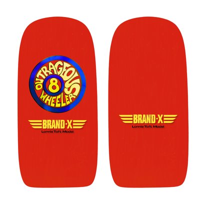 Lonnie Toft OUTRAGEOUS 8-WEELER Limited Edition, Hand-Painted Deck (PRE-ORDER, JANUARY 2027)