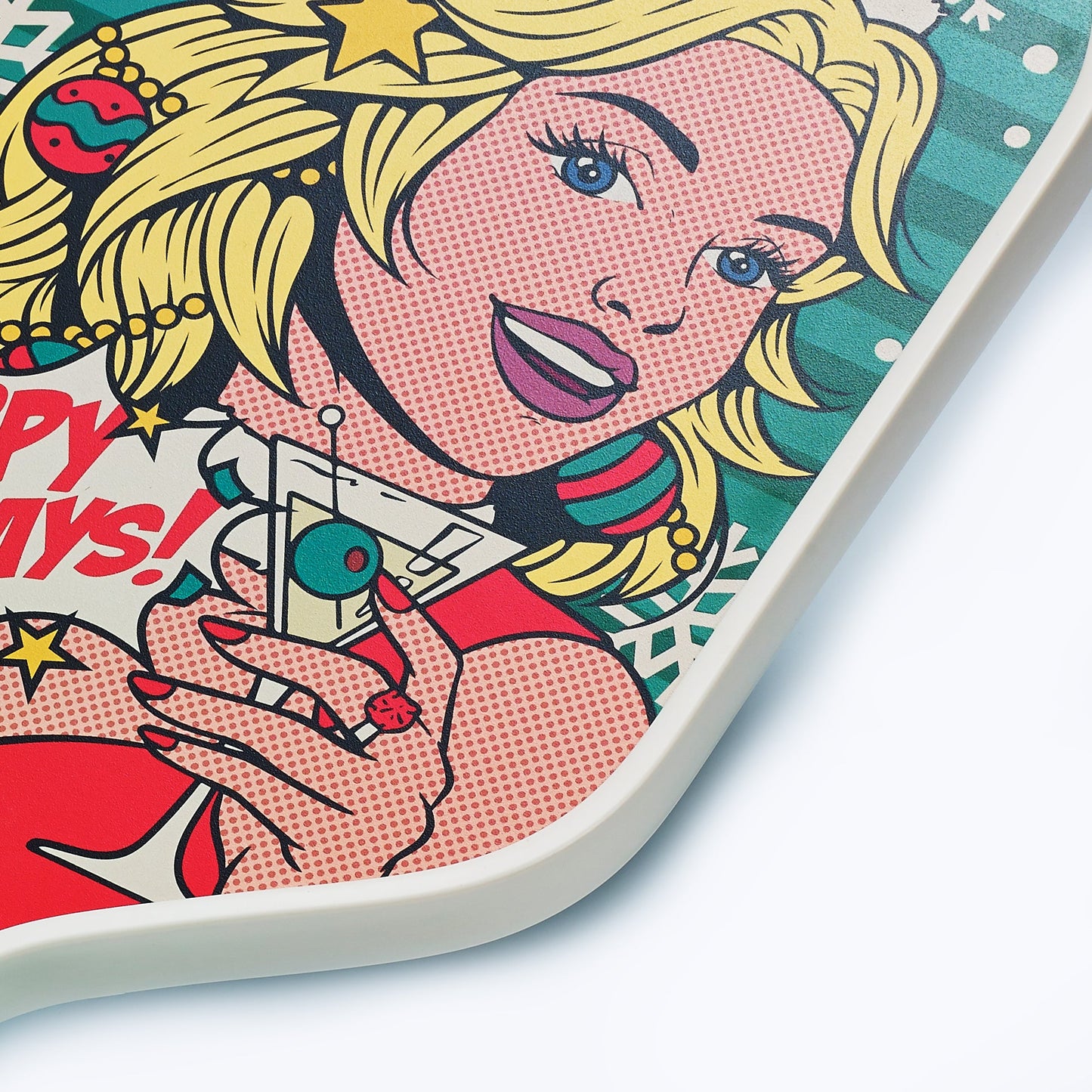 ARTI 16mm Carbon Fiber Kristen&Kristy "Happy Holidays" Paddle