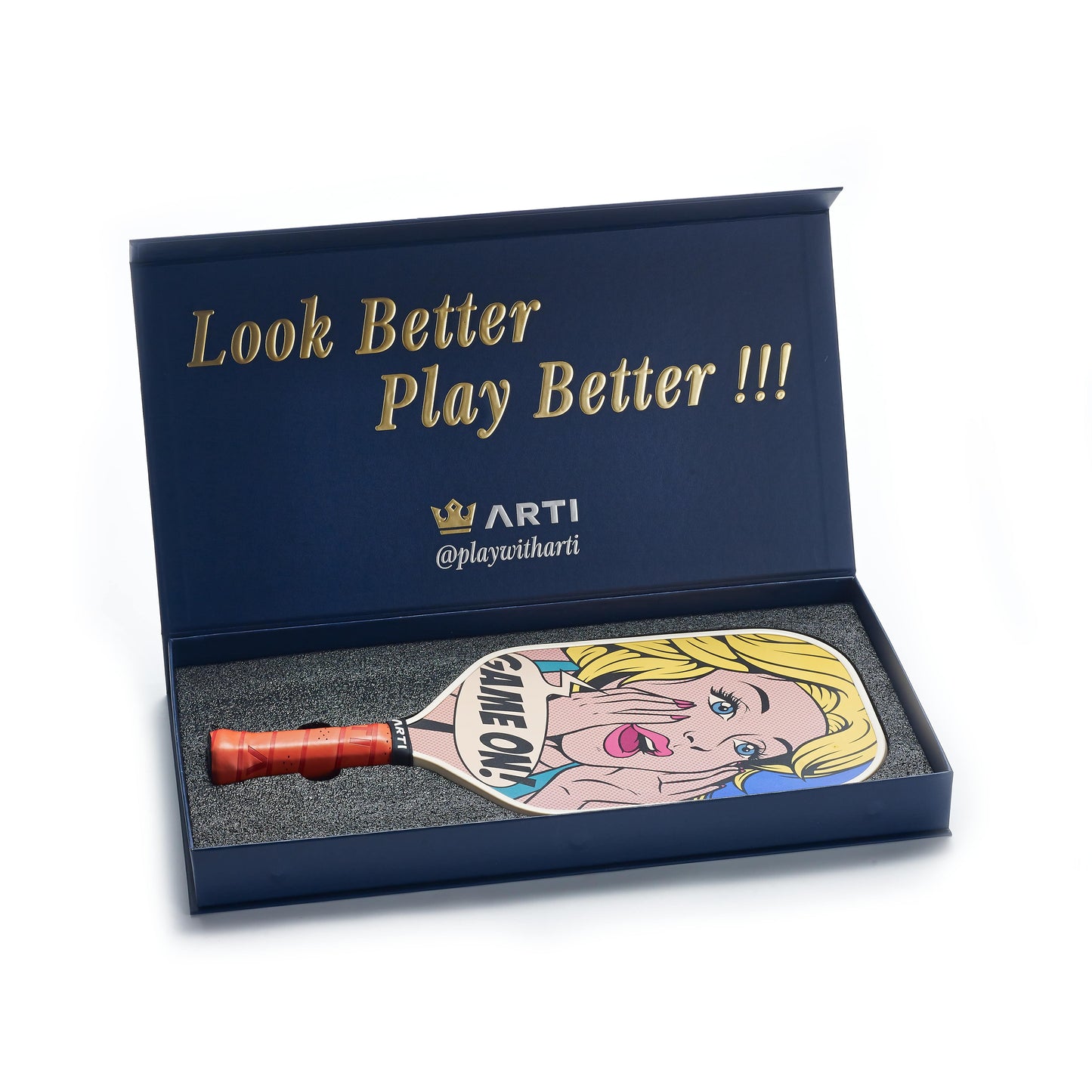 ARTI 16mm Carbon Fiber Kristen&Kristy "GAME ON" Paddle
