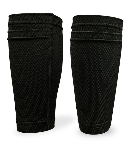CCA SPORTSWEAR Soccer Shin Guards with Sleeves, Slip in Shinguards Soccer Shin Pads for 3-15 Years Old Boys Girls Child Teens