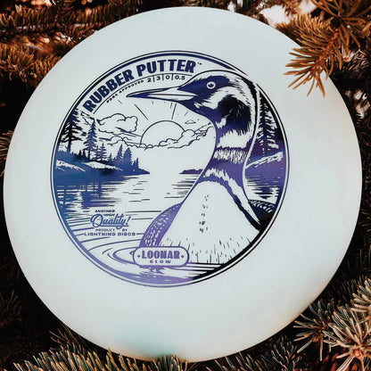 Lightning Loonar Glow Rubber Putter Golf Disc