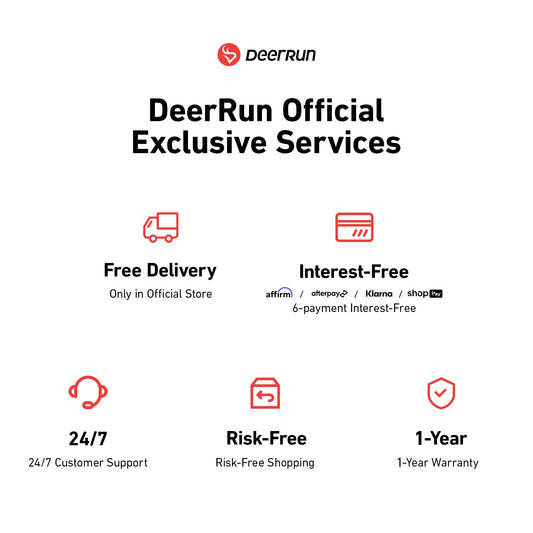 DeerRun All-New 2026 A1 Pro Move+ Smart Foldable Treadmill with 6% Incline & NFC | 350Lbs, 10mph, Black