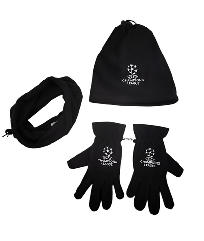 UEFA Champions League Gloves,Cap & Face cover