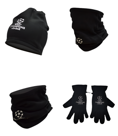 UEFA Champions League Gloves,Cap & Face cover