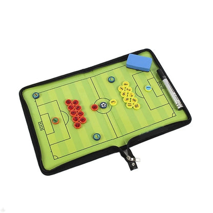 Foldable 5-a-side football Magnetic Tactic Coaching Board Command athlete competition training equipment rewritable